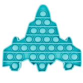 Pastel Blue Spaceship Pop Bubble Fidget Toy image 0